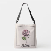 Rose Art Schoudertas Crossbody Tas (Achterkant)