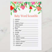 Rose Baby woord-ontwarren spel (Voorkant)
