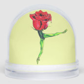 Rose Ballerina Sneeuwbol (Voorkant)