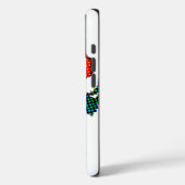 Rose Bloom Halftone Fine Art Case-Mate iPhone Case (Achterkant / Links)