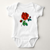 Rose Bloom Halftone Fine Art Romper (Voorkant)