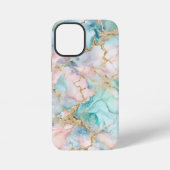 Rose Blue Gold Marble iPhone Hoesje (Achterkant)