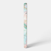 Rose Blue Gold Marble Samsung Galaxy Hoesje (Linkerkant)