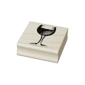 Rosé Blush Wijnglas Wijnmakerij Wijngaard Sommelie Rubberstempel (Stempel)