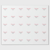 Rose body butter add your text name custom weight  cadeaupapier (Vlak)