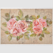  Rose Boeket Decoupage Tissue Paper Tissuepapier (Voorkant)