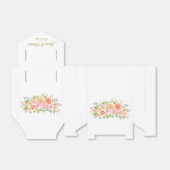 Rose Boeket Favor Box Bedankdoosjes (Uitgevouwen)