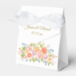 Rose Boeket Favor Box Bedankdoosjes