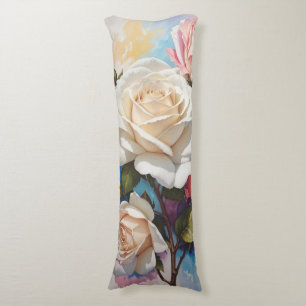 Rose Boeket Schilderij Ontwerp Lichaamskussen