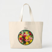 Rose Boeket van Rozen Schilderen Originele Bloemen Grote Tote Bag (Voorkant)