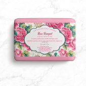 Rose Boeket Zeep Verpakking Label