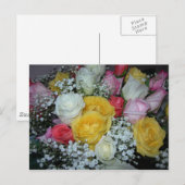 Rose Bouquet Briefkaart (Voorkant / Achterkant)