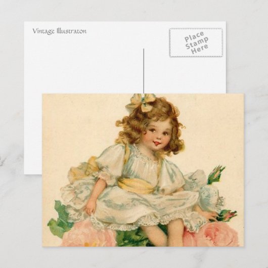 Rose Bouquet Briefkaart (Voorkant / Achterkant)