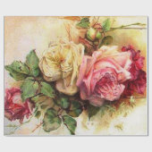  Rose Bouquet Cadeaupapier (Vlak)