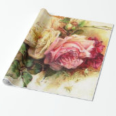  Rose Bouquet Cadeaupapier (Uitgerold)