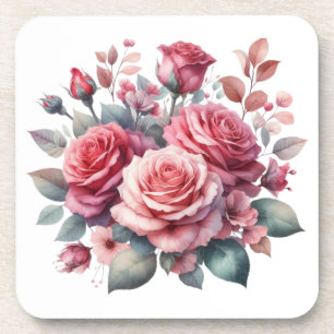 Rose Bouquet Floral Design-62101 Bier Onderzetter