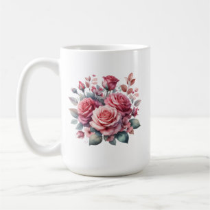 Rose Bouquet Floral Design-62101 Koffiemok