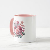 Rose Bouquet Floral Design-62101 Mok (Voorkant links)