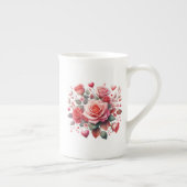 Rose Bouquet Floral Design-62103 Porselein Kop (Rechts)