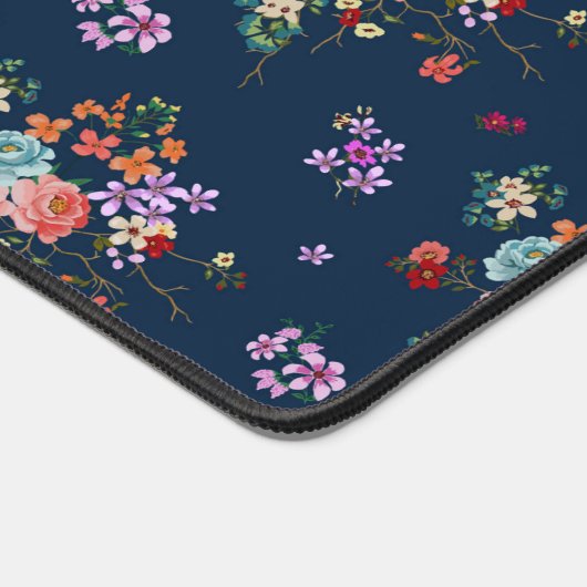 Rose Bouquet Floral Pattern Bureaumat (Hoek)