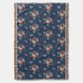 Rose Bouquet Floral Pattern Deken (Voorkant Verticaal)