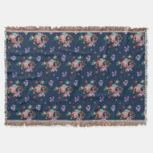 Rose Bouquet Floral Pattern Deken (Voorkant)