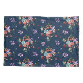 Rose Bouquet Floral Pattern Kussensloop (Achterkant-Links)
