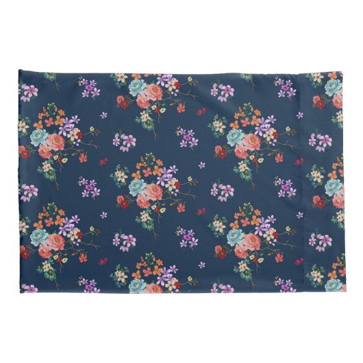 Rose Bouquet Floral Pattern Kussensloop (Achterkant-Rechts)