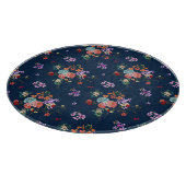 Rose Bouquet Floral Pattern Snijplank (Hoek)