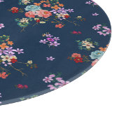 Rose Bouquet Floral Pattern Snijplank (Hoek)