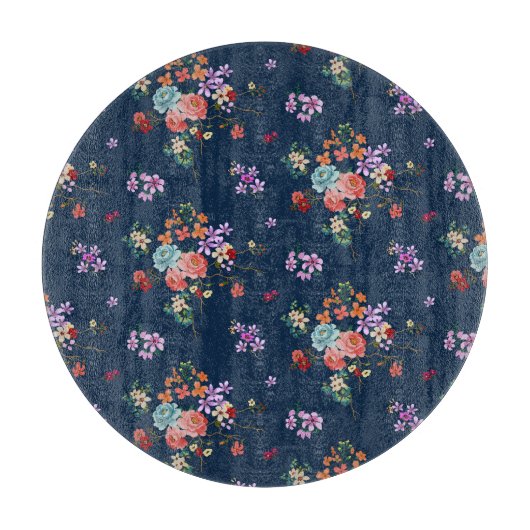 Rose Bouquet Floral Pattern Snijplank (Voorkant)