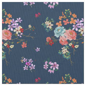 Rose Bouquet Floral Pattern Stof (Close Up)