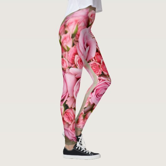 Rose Bouquet Flower Leggings (Rechts)
