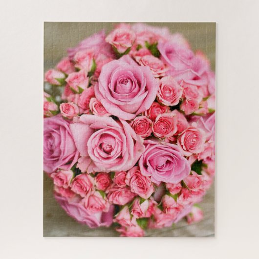Rose Bouquet Flower Legpuzzel (Verticaal)