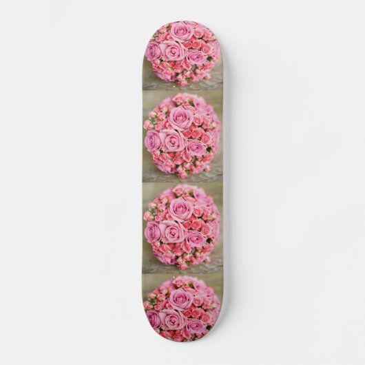 Rose Bouquet Flower Persoonlijk Skateboard (Voorkant)