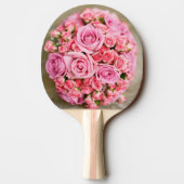Rose Bouquet Flower Tafeltennisbatje (Achterkant)