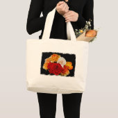 Rose Bouquet Grote Tote Bag (Voorkant (product))