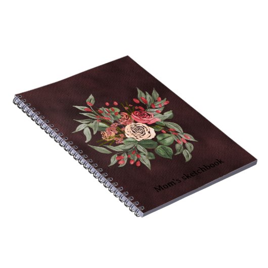 Rose Bouquet Notitieboek (Rechterzijde)