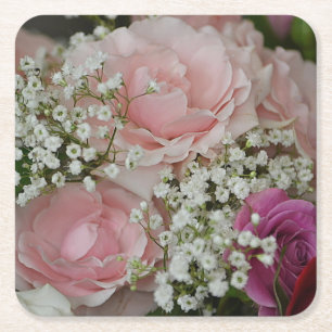 Rose Bouquet Party Onderzetter