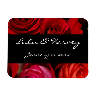 Rose Bouquet Personal Wedding Magneet