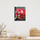 Rose Bouquet | Rustisch Poster van Barn Wood (Keuken)
