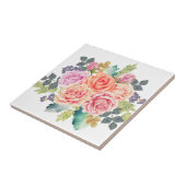 Rose Bouquet Tegeltje (Zijkant)