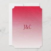  Rose Bouquet Thleding Wedding Invites Kaart (Achterkant)