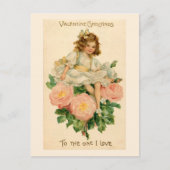 Rose Bouquet Valentijn Feestdagenkaart (Voorkant)