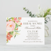 Rose Bouquet | Vrijgezellenfeest Kaart (Staand voorkant)