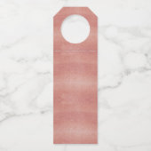 Rosé boven rozen gedurfd moderne, grappige Galenti Flessenhanger (Achterkant)