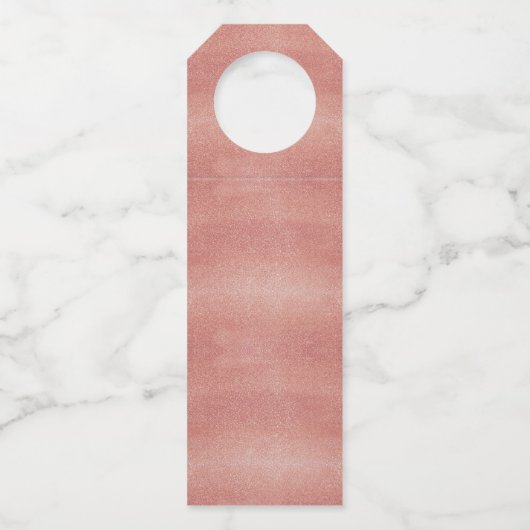 Rosé boven rozen gedurfd moderne, grappige Galenti Flessenhanger (Achterkant)