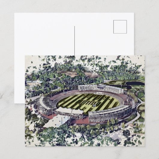 Rose Bowl Southampton Cricket Ground Artistic Briefkaart (Voorkant / Achterkant)