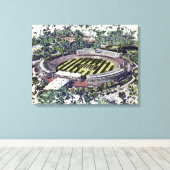 Rose Bowl Southampton Cricket Ground Artistic Canvas Afdruk (Insitu (Houten vloer))