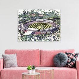 Rose Bowl Southampton Cricket Ground Artistic Canvas Afdruk